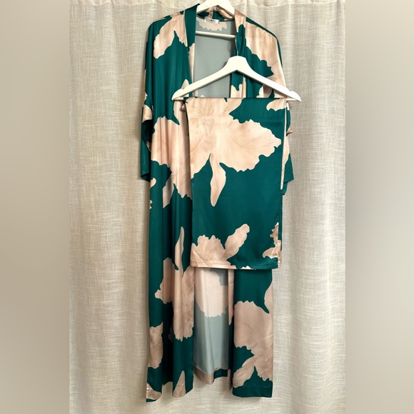 Printed Long Sleeves Kimono And Pants Set ππ€ - Picture 9 of 9